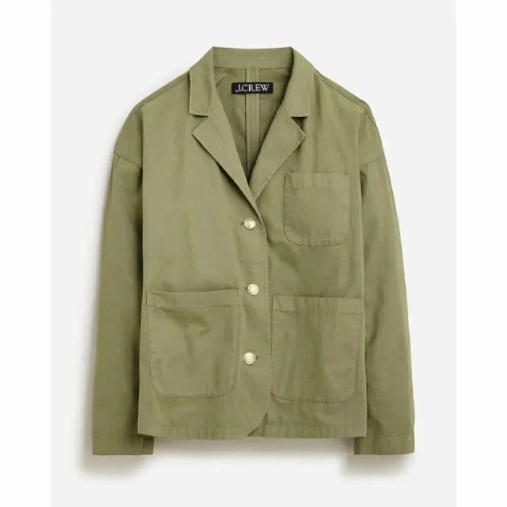 New! J. Crew Blazer-jacket in chino olive sand green 28334